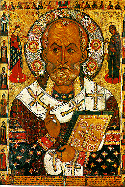 Nikolaus -- Russische Ikone Aleksa Petrov 1294