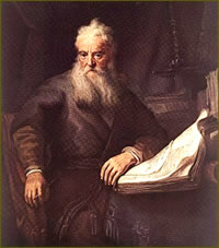 Paulus. Bild vun Rembrandt