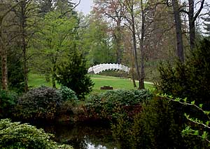 In den Park vun Wörlitz. Hirschfeld höll düssen Park för den "eddelsten Park vun Düütschland"